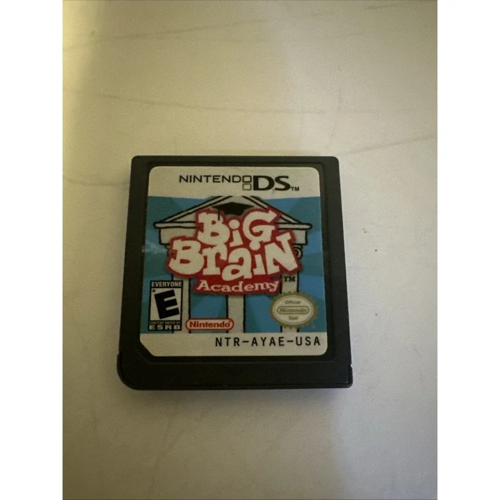 Nintendo DS Game Lot. Brain Age, Brain Boost & Big Brain. Tested. Game Only